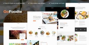 GoFoodie - Cafe & Restaurant是一个主题的WordPress模板。官方正版 + 可商用。可快速创建B2B网站、B2C商城、展示型网站、询盘型网站、营销型网站；适用于中文网站、英文网站、多语言网站。国内企业、外贸公司均可选择。