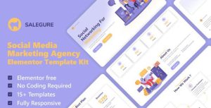 Salegure - Social Media Marketing Agency是一个主题的WordPress模板。官方正版 + 可商用。可快速创建B2B网站、B2C商城、展示型网站、询盘型网站、营销型网站；适用于中文网站、英文网站、多语言网站。国内企业、外贸公司均可选择。