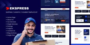 Ekspress - Logistic Shipping & Courier是一个主题的WordPress模板。官方正版 + 可商用。可快速创建B2B网站、B2C商城、展示型网站、询盘型网站、营销型网站；适用于中文网站、英文网站、多语言网站。国内企业、外贸公司均可选择。