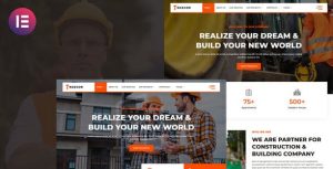 Ngecor - Construction & Building Company是一个主题的WordPress模板。官方正版 + 可商用。可快速创建B2B网站、B2C商城、展示型网站、询盘型网站、营销型网站；适用于中文网站、英文网站、多语言网站。国内企业、外贸公司均可选择。