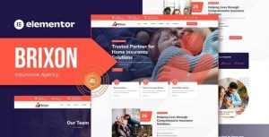 Brixon - Insurance Agency是一个主题的WordPress模板。官方正版 + 可商用。可快速创建B2B网站、B2C商城、展示型网站、询盘型网站、营销型网站；适用于中文网站、英文网站、多语言网站。国内企业、外贸公司均可选择。