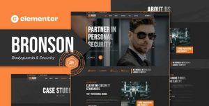 Bronson - Bodyguards & Security Agency是一个主题的WordPress模板。官方正版 + 可商用。可快速创建B2B网站、B2C商城、展示型网站、询盘型网站、营销型网站；适用于中文网站、英文网站、多语言网站。国内企业、外贸公司均可选择。