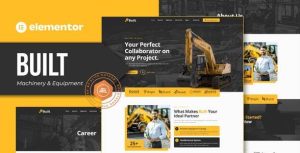 Built - Machinery & Equipment Rentals是一个主题的WordPress模板。官方正版 + 可商用。可快速创建B2B网站、B2C商城、展示型网站、询盘型网站、营销型网站；适用于中文网站、英文网站、多语言网站。国内企业、外贸公司均可选择。