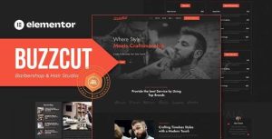 Buzzcut - Barbershop & Hair Studio是一个主题的WordPress模板。官方正版 + 可商用。可快速创建B2B网站、B2C商城、展示型网站、询盘型网站、营销型网站；适用于中文网站、英文网站、多语言网站。国内企业、外贸公司均可选择。