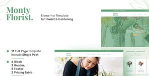 Monty Florist - Flower Boutique & Decoration是一个主题的WordPress模板。官方正版 + 可商用。可快速创建B2B网站、B2C商城、展示型网站、询盘型网站、营销型网站；适用于中文网站、英文网站、多语言网站。国内企业、外贸公司均可选择。