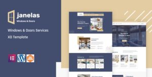 Janelas – Windows & Doors Services是一个主题的WordPress模板。官方正版 + 可商用。可快速创建B2B网站、B2C商城、展示型网站、询盘型网站、营销型网站；适用于中文网站、英文网站、多语言网站。国内企业、外贸公司均可选择。