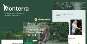 Monterra - Gardening and Landscaping是一个主题的WordPress模板。官方正版 + 可商用。可快速创建B2B网站、B2C商城、展示型网站、询盘型网站、营销型网站；适用于中文网站、英文网站、多语言网站。国内企业、外贸公司均可选择。