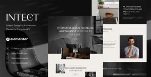 Intect - Interior Design & Architecture是一个主题的WordPress模板。官方正版 + 可商用。可快速创建B2B网站、B2C商城、展示型网站、询盘型网站、营销型网站；适用于中文网站、英文网站、多语言网站。国内企业、外贸公司均可选择。