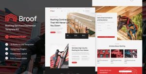 Broof - Roofing Services是一个主题的WordPress模板。官方正版 + 可商用。可快速创建B2B网站、B2C商城、展示型网站、询盘型网站、营销型网站；适用于中文网站、英文网站、多语言网站。国内企业、外贸公司均可选择。
