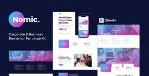Nomic - Corporate & Business是一个主题的WordPress模板。官方正版 + 可商用。可快速创建B2B网站、B2C商城、展示型网站、询盘型网站、营销型网站；适用于中文网站、英文网站、多语言网站。国内企业、外贸公司均可选择。