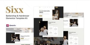 Sixx - Barbershop & Hairdresser是一个主题的WordPress模板。官方正版 + 可商用。可快速创建B2B网站、B2C商城、展示型网站、询盘型网站、营销型网站；适用于中文网站、英文网站、多语言网站。国内企业、外贸公司均可选择。