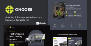 Ongoes - Shipping & Transport Company是一个主题的WordPress模板。官方正版 + 可商用。可快速创建B2B网站、B2C商城、展示型网站、询盘型网站、营销型网站；适用于中文网站、英文网站、多语言网站。国内企业、外贸公司均可选择。