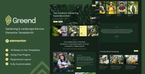 Greend - Gardening & Landscape Service是一个主题的WordPress模板。官方正版 + 可商用。可快速创建B2B网站、B2C商城、展示型网站、询盘型网站、营销型网站；适用于中文网站、英文网站、多语言网站。国内企业、外贸公司均可选择。