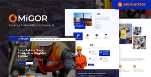 Migor - Engineering & Industrial是一个主题的WordPress模板。官方正版 + 可商用。可快速创建B2B网站、B2C商城、展示型网站、询盘型网站、营销型网站；适用于中文网站、英文网站、多语言网站。国内企业、外贸公司均可选择。