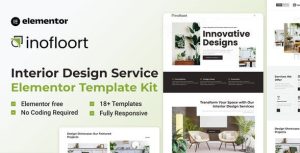 Inofloort - Interior Design Service是一个主题的WordPress模板。官方正版 + 可商用。可快速创建B2B网站、B2C商城、展示型网站、询盘型网站、营销型网站；适用于中文网站、英文网站、多语言网站。国内企业、外贸公司均可选择。