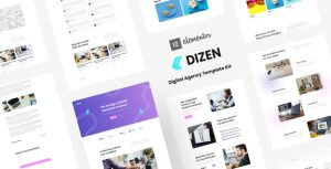 Dizen - Digital Agency是一个主题的WordPress模板。官方正版 + 可商用。可快速创建B2B网站、B2C商城、展示型网站、询盘型网站、营销型网站；适用于中文网站、英文网站、多语言网站。国内企业、外贸公司均可选择。