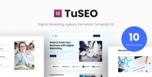 TuSEO - Digital Marketing Agency是一个主题的WordPress模板。官方正版 + 可商用。可快速创建B2B网站、B2C商城、展示型网站、询盘型网站、营销型网站；适用于中文网站、英文网站、多语言网站。国内企业、外贸公司均可选择。