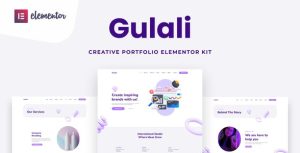 Gulali - Creative Portfolio是一个主题的WordPress模板。官方正版 + 可商用。可快速创建B2B网站、B2C商城、展示型网站、询盘型网站、营销型网站；适用于中文网站、英文网站、多语言网站。国内企业、外贸公司均可选择。