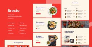 Bresto | Restaurant & Cafe Food是一个主题的WordPress模板。官方正版 + 可商用。可快速创建B2B网站、B2C商城、展示型网站、询盘型网站、营销型网站；适用于中文网站、英文网站、多语言网站。国内企业、外贸公司均可选择。