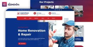 Leprechaun - Home Repair是一个主题的WordPress模板。官方正版 + 可商用。可快速创建B2B网站、B2C商城、展示型网站、询盘型网站、营销型网站；适用于中文网站、英文网站、多语言网站。国内企业、外贸公司均可选择。