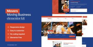 Movers - Moving Company Website是一个主题的WordPress模板。官方正版 + 可商用。可快速创建B2B网站、B2C商城、展示型网站、询盘型网站、营销型网站；适用于中文网站、英文网站、多语言网站。国内企业、外贸公司均可选择。