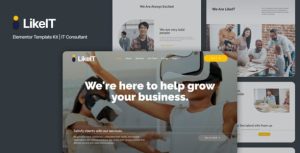 LikeIT - Consulting Agency是一个主题的WordPress模板。官方正版 + 可商用。可快速创建B2B网站、B2C商城、展示型网站、询盘型网站、营销型网站；适用于中文网站、英文网站、多语言网站。国内企业、外贸公司均可选择。