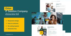 Orion - IT Solution & Service是一个主题的WordPress模板。官方正版 + 可商用。可快速创建B2B网站、B2C商城、展示型网站、询盘型网站、营销型网站；适用于中文网站、英文网站、多语言网站。国内企业、外贸公司均可选择。