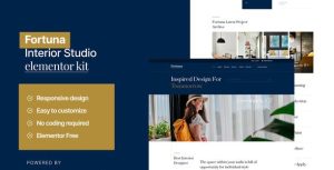 Fortuna - Interior Design Service是一个主题的WordPress模板。官方正版 + 可商用。可快速创建B2B网站、B2C商城、展示型网站、询盘型网站、营销型网站；适用于中文网站、英文网站、多语言网站。国内企业、外贸公司均可选择。