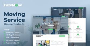 EazeMove - Moving Service是一个主题的WordPress模板。官方正版 + 可商用。可快速创建B2B网站、B2C商城、展示型网站、询盘型网站、营销型网站；适用于中文网站、英文网站、多语言网站。国内企业、外贸公司均可选择。