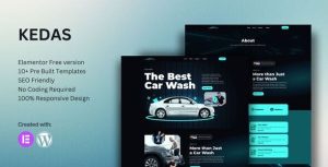 Kedas - Car Wash & Detailing Service是一个主题的WordPress模板。官方正版 + 可商用。可快速创建B2B网站、B2C商城、展示型网站、询盘型网站、营销型网站；适用于中文网站、英文网站、多语言网站。国内企业、外贸公司均可选择。