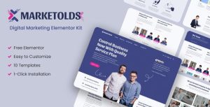 Marketolds - Digital Marketing是一个主题的WordPress模板。官方正版 + 可商用。可快速创建B2B网站、B2C商城、展示型网站、询盘型网站、营销型网站；适用于中文网站、英文网站、多语言网站。国内企业、外贸公司均可选择。
