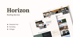 Horizon - Roofing Services是一个主题的WordPress模板。官方正版 + 可商用。可快速创建B2B网站、B2C商城、展示型网站、询盘型网站、营销型网站；适用于中文网站、英文网站、多语言网站。国内企业、外贸公司均可选择。