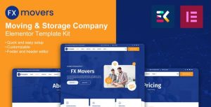 FX Movers - Moving & Storage Company是一个主题的WordPress模板。官方正版 + 可商用。可快速创建B2B网站、B2C商城、展示型网站、询盘型网站、营销型网站；适用于中文网站、英文网站、多语言网站。国内企业、外贸公司均可选择。