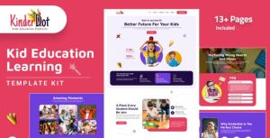 Kinderdot - Kindergarten & Pre-School是一个主题的WordPress模板。官方正版 + 可商用。可快速创建B2B网站、B2C商城、展示型网站、询盘型网站、营销型网站；适用于中文网站、英文网站、多语言网站。国内企业、外贸公司均可选择。