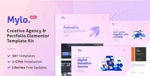 Mylo - Creative Agency & Portfolio是一个主题的WordPress模板。官方正版 + 可商用。可快速创建B2B网站、B2C商城、展示型网站、询盘型网站、营销型网站；适用于中文网站、英文网站、多语言网站。国内企业、外贸公司均可选择。