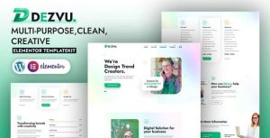 DezVu – Creative Agency是一个主题的WordPress模板。官方正版 + 可商用。可快速创建B2B网站、B2C商城、展示型网站、询盘型网站、营销型网站；适用于中文网站、英文网站、多语言网站。国内企业、外贸公司均可选择。