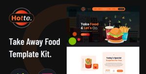 Hotte - Take Away Food是一个主题的WordPress模板。官方正版 + 可商用。可快速创建B2B网站、B2C商城、展示型网站、询盘型网站、营销型网站；适用于中文网站、英文网站、多语言网站。国内企业、外贸公司均可选择。