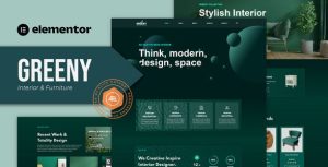 Greeny - Interior是一个主题的WordPress模板。官方正版 + 可商用。可快速创建B2B网站、B2C商城、展示型网站、询盘型网站、营销型网站；适用于中文网站、英文网站、多语言网站。国内企业、外贸公司均可选择。