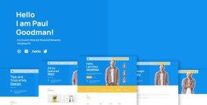 Goodman - Creative Portofolio是一个主题的WordPress模板。官方正版 + 可商用。可快速创建B2B网站、B2C商城、展示型网站、询盘型网站、营销型网站；适用于中文网站、英文网站、多语言网站。国内企业、外贸公司均可选择。