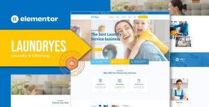 Laundryes - Laundry & Cleaning是一个主题的WordPress模板。官方正版 + 可商用。可快速创建B2B网站、B2C商城、展示型网站、询盘型网站、营销型网站；适用于中文网站、英文网站、多语言网站。国内企业、外贸公司均可选择。