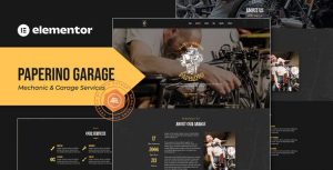 Paperino Garage - Mechanic是一个主题的WordPress模板。官方正版 + 可商用。可快速创建B2B网站、B2C商城、展示型网站、询盘型网站、营销型网站；适用于中文网站、英文网站、多语言网站。国内企业、外贸公司均可选择。