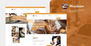 Woodsaw - Carpenter & Craftsman是一个主题的WordPress模板。官方正版 + 可商用。可快速创建B2B网站、B2C商城、展示型网站、询盘型网站、营销型网站；适用于中文网站、英文网站、多语言网站。国内企业、外贸公司均可选择。
