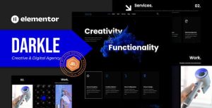 Darkle - Creative & Digital Agency是一个主题的WordPress模板。官方正版 + 可商用。可快速创建B2B网站、B2C商城、展示型网站、询盘型网站、营销型网站；适用于中文网站、英文网站、多语言网站。国内企业、外贸公司均可选择。