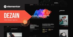 Dezain - Web Design Agency是一个主题的WordPress模板。官方正版 + 可商用。可快速创建B2B网站、B2C商城、展示型网站、询盘型网站、营销型网站；适用于中文网站、英文网站、多语言网站。国内企业、外贸公司均可选择。