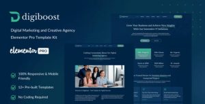 Digiboost - Digital Creative Agency是一个主题的WordPress模板。官方正版 + 可商用。可快速创建B2B网站、B2C商城、展示型网站、询盘型网站、营销型网站；适用于中文网站、英文网站、多语言网站。国内企业、外贸公司均可选择。