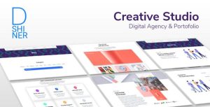 D'Shiner Creative Studio & Digital Agency是一个主题的WordPress模板。官方正版 + 可商用。可快速创建B2B网站、B2C商城、展示型网站、询盘型网站、营销型网站；适用于中文网站、英文网站、多语言网站。国内企业、外贸公司均可选择。