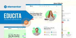 Educita - Education是一个主题的WordPress模板。官方正版 + 可商用。可快速创建B2B网站、B2C商城、展示型网站、询盘型网站、营销型网站；适用于中文网站、英文网站、多语言网站。国内企业、外贸公司均可选择。