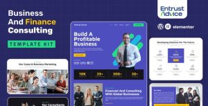 Entrust Advice - Business & Finance Consulting是一个主题的WordPress模板。官方正版 + 可商用。可快速创建B2B网站、B2C商城、展示型网站、询盘型网站、营销型网站；适用于中文网站、英文网站、多语言网站。国内企业、外贸公司均可选择。