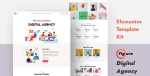Figura - Creative Agency是一个主题的WordPress模板。官方正版 + 可商用。可快速创建B2B网站、B2C商城、展示型网站、询盘型网站、营销型网站；适用于中文网站、英文网站、多语言网站。国内企业、外贸公司均可选择。
