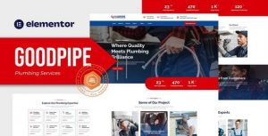 Goodpipe - Plumbing Services是一个主题的WordPress模板。官方正版 + 可商用。可快速创建B2B网站、B2C商城、展示型网站、询盘型网站、营销型网站；适用于中文网站、英文网站、多语言网站。国内企业、外贸公司均可选择。